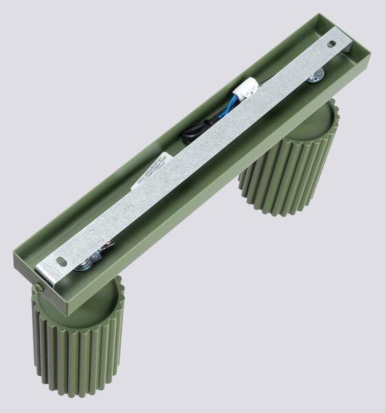 Plafoniera da Soffitto 2xGU10 in Alluminio KARBON 2