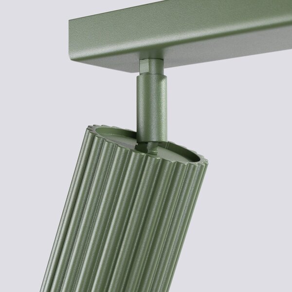 Plafoniera da soffitto 4xGU10 in Alluminio KARBON 4L