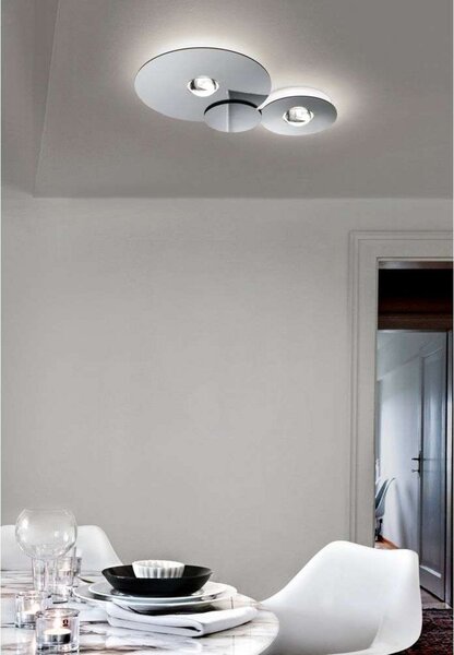 Plafoniera Lodes, dimmerabile, Bronzo / Ottone anticato, Metallo