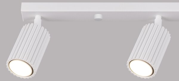 Plafoniera da soffitto 4xGU10 in Alluminio KARBON 4L