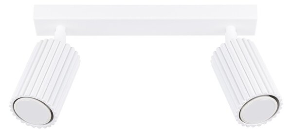 Plafoniera da Soffitto 2xGU10 in Alluminio KARBON 2