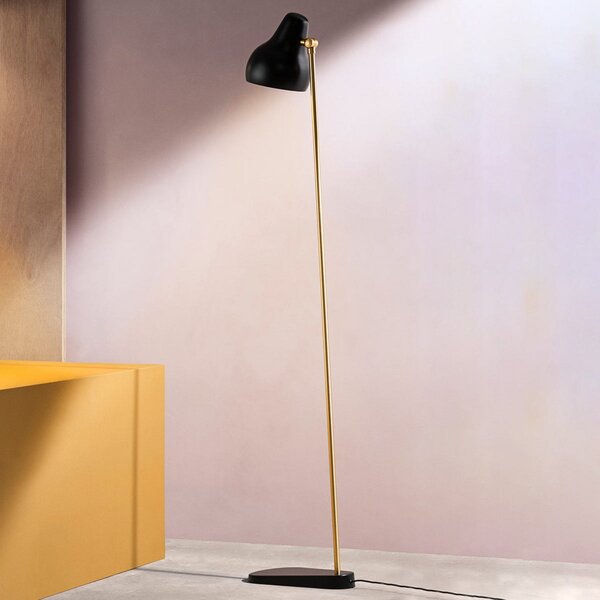 Lampada da terra Louis Poulsen, VL38, dimmerabile, Nero, Soggiorno, Metallo, Design