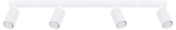 Plafoniera da soffitto 4xGU10 in Alluminio KARBON 4L