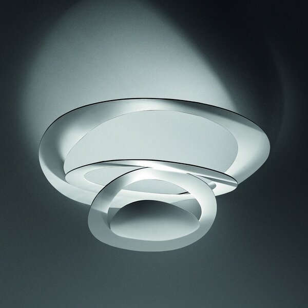 Plafoniera Artemide, Pirce Mini, dimmerabile, Bianco, Camera da letto, Metallo, Design