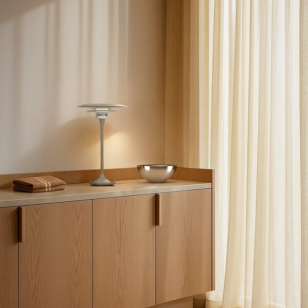 Lampade da tavolo Belid, Grigio, Soggiorno, Metallo, Design