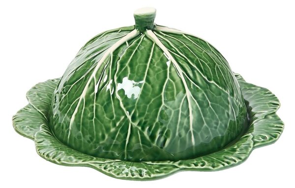 Burriera con coperchio fatta a mano Cabbage