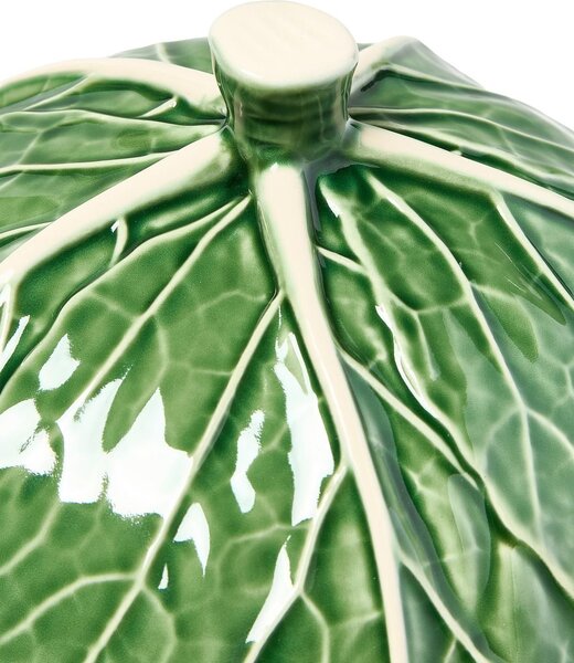 Burriera con coperchio fatta a mano Cabbage