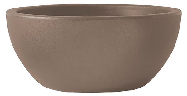 Vaso Ø40x17,5 cm in Polietilene Era 40 Cappuccino