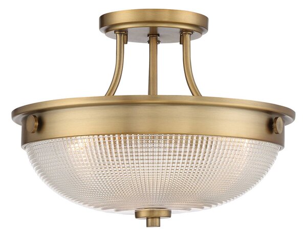 QUOIZEL Plafoniera soffitto Mantle, dimmerabile, Bronzo / Ottone antico, Soggiorno / Sala da pranzo, Metallo, Antico, Plafoniera