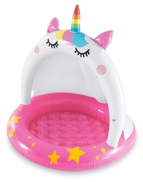 Piscina per bambini con tetto a unicorno