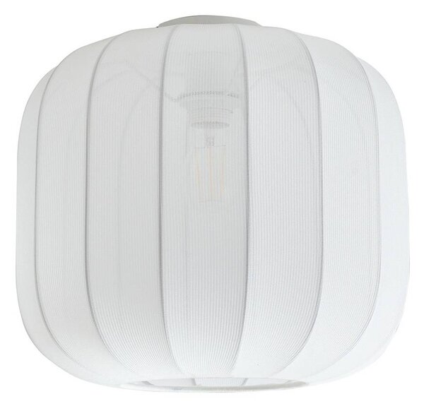 Plafoniera soffitto Helin Lindby, dimmerabile, Bianco / Opale, Soggiorno / Sala da pranzo, Tessuto / Stoffa / Seta, Scandinavo, Plafoniera