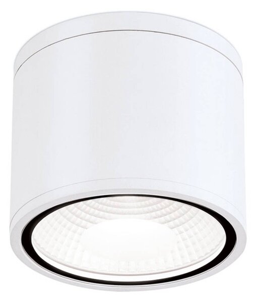ORION Spot LED da soffitto Sputnik IP65 Ø 14,5 cm bianco, Bianco / Opale, Bagno, Alluminio, Moderno, Plafoniere LED