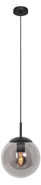Steinhauer Lampada a sospensione in vetro Bollique, dimmerabile, Nero, Soggiorno / Sala da pranzo, Metallo, Lampada a sospensione
