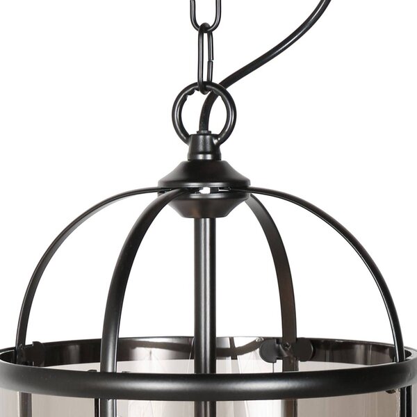 Steinhauer Lampada a sospensione Pimpernel, dimmerabile, Nero, Corridoio, Metallo, Antico, Lampada a sospensione