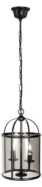 Steinhauer Lampada a sospensione Pimpernel, dimmerabile, Nero, Corridoio, Metallo, Antico, Lampada a sospensione
