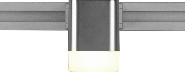 Trio Lighting Roubaix DUOline faretto binario LED, nichel opaco