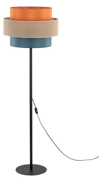 Lampada da terra Trio TK Lighting, Multicolore, Soggiorno / Sala da pranzo, Tessuto / Stoffa / Seta, Lampada da terra