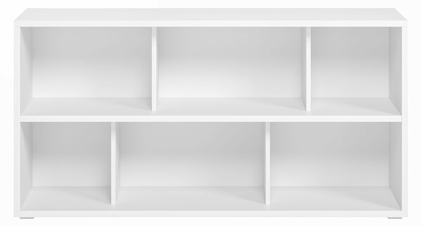 Libreria bassa legno bianco L140 cm EPURE