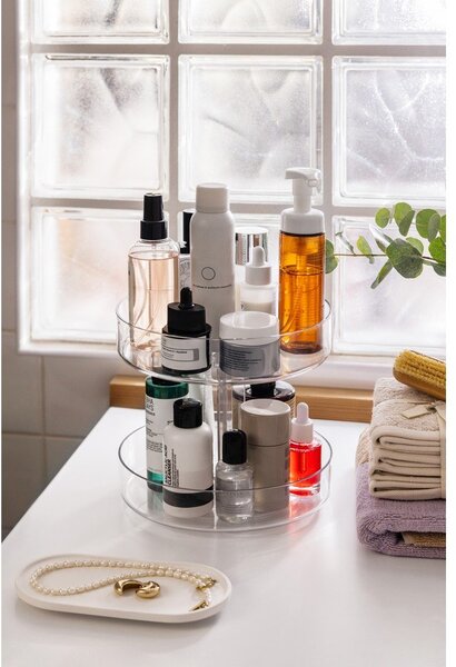 Organizer da bagno in plastica girevole – Casa De Engel