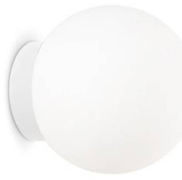 Ideallux Applique da parete Mapa, Bianco / Opale, Soggiorno / Sala da pranzo, Vetro, Moderno, Applique