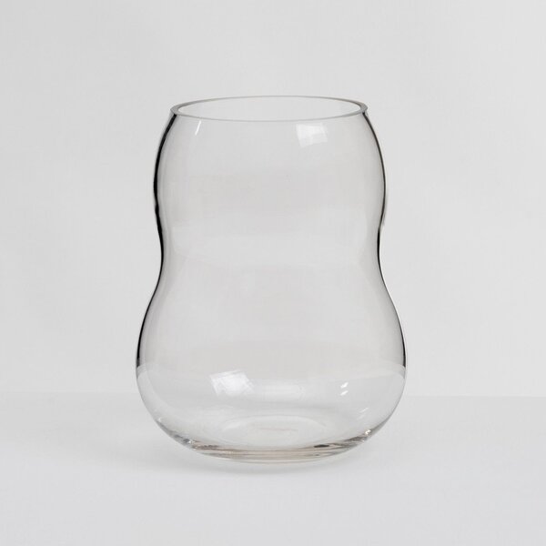 Vaso in vetro (altezza totale 20 cm) Clara – Casa Selección
