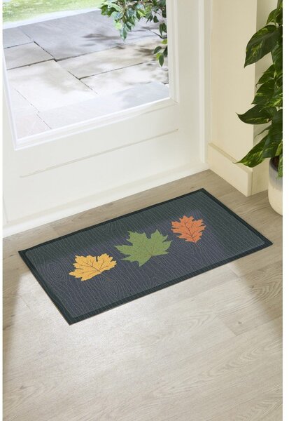 Zerbino 40x70 cm Autumn Leaves on Green – Artsy Doormats