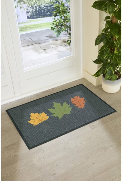 Zerbino 40x70 cm Autumn Leaves on Green – Artsy Doormats