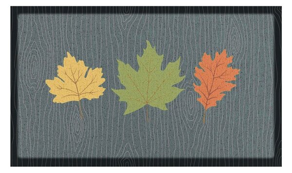 Zerbino 40x70 cm Autumn Leaves on Green – Artsy Doormats