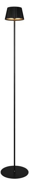 Reality Leuchten Lampada LED da pavimento Suarez, nero, altezza 123 cm, metallo