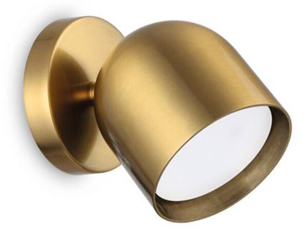 Ideal lux Applique da parete Dodo, Ottone / Oro, Soggiorno / Sala da pranzo, Metallo, Moderno, Applique