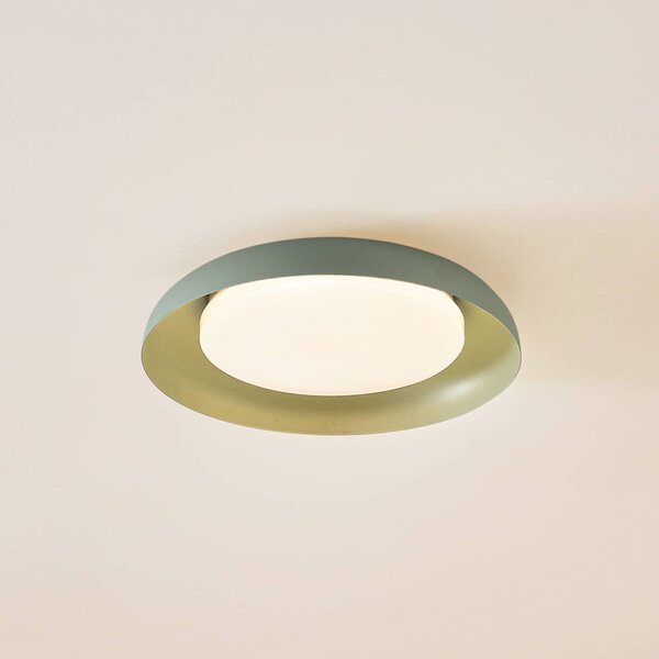 Plafoniera a LED Florie Lindby, Verde, Soggiorno / Sala da pranzo, Plastica, Moderno, Plafoniera LED