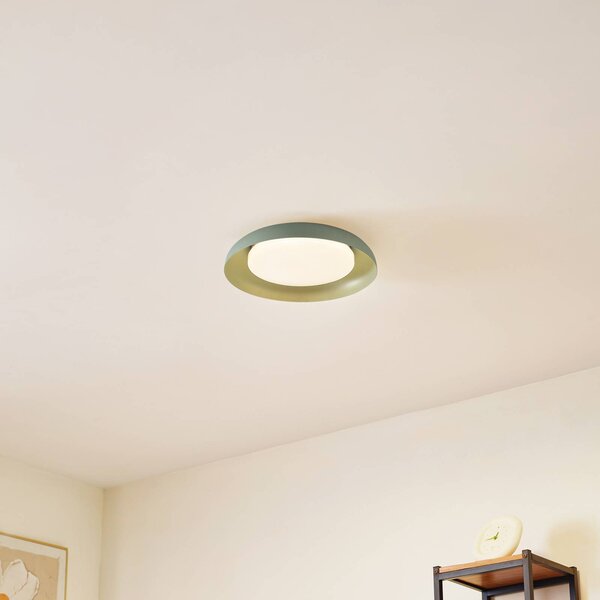 Plafoniera a LED Florie Lindby, Verde, Soggiorno / Sala da pranzo, Plastica, Moderno, Plafoniera LED