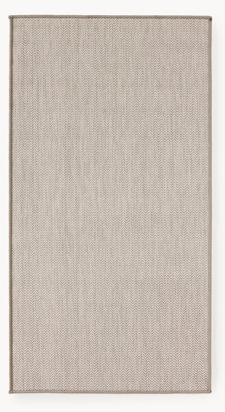 Tappeto reversibile da interno-esterno con motivo zigzag Cort