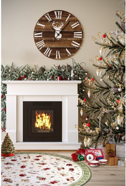 Tappeto rotondo verde natalizio in cotone ø 160 cm Toy's Delight Green Christmas - Villeroy&Boch