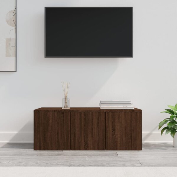 VidaXL Mobile Porta TV Rovere Sonoma 80x35x50 cm in Legno