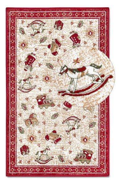 Tappeto rosso con motivo natalizio in cotone 50x80 cm Toy's Delight Red Christmas - Villeroy&Boch