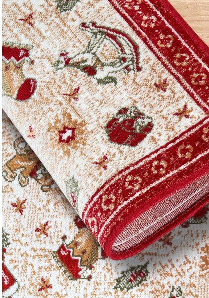 Tappeto rosso natalizio in cotone 50x80 cm Toy's Delight Red Christmas - Villeroy&Boch