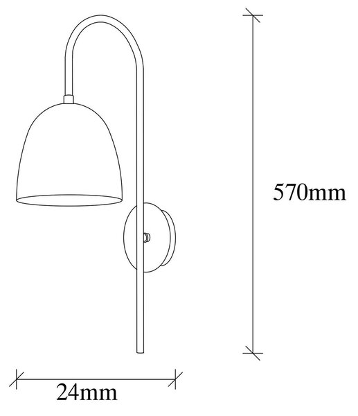 Opviq Applique Tattoo 3321, oro antico, metallo, Ø 16 cm