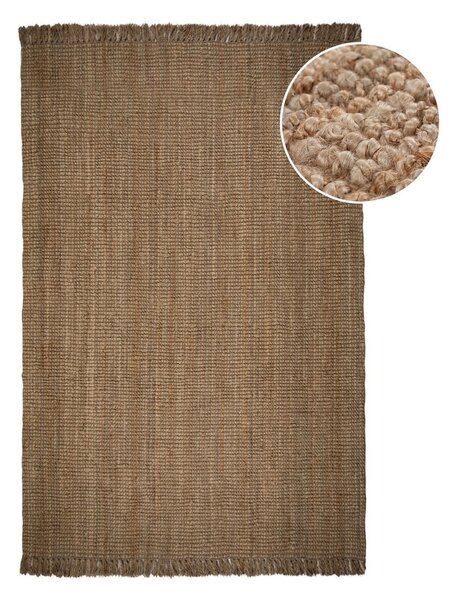 Tappeto di colore naturale in iuta tessuto a mano 200x290 cm – Flair Rugs