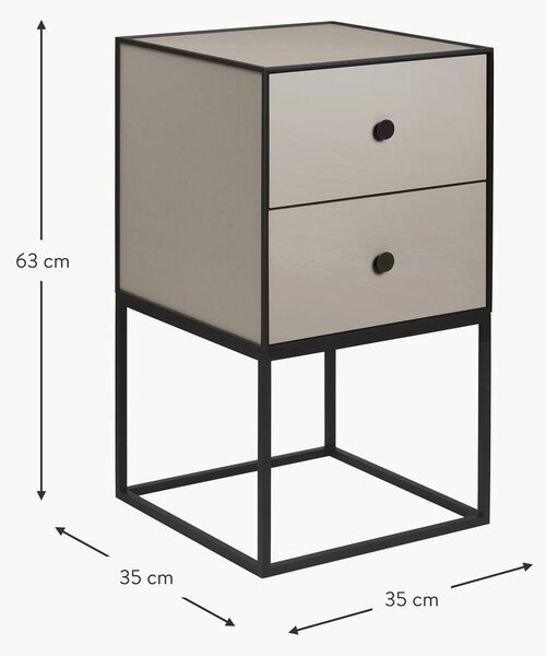 Modulo in legno e metallo Frame