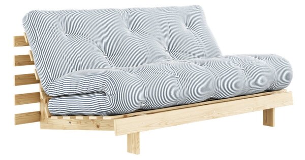 Divano letto bianco/azzurro 160 cm Roots - Karup Design