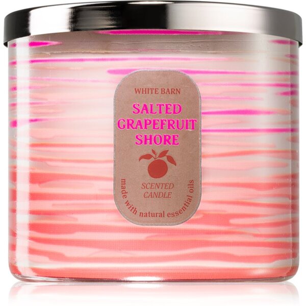 Bath & Body Works Salted Grapefruit Shore candela profumata 411 g