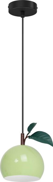 Lampadario a sospensione con filo APPLE 1xE27/15W/230V verde