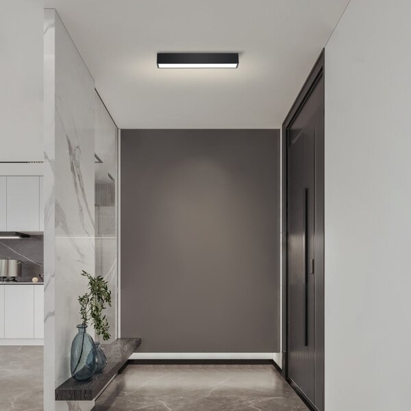 Immax NEO 07254L - Luce LED dimmerabile LUNGO 20W/230V Wi-Fi Tuya nero + +TC