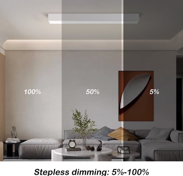Immax NEO 07258L - Luce LED dimmerabile LUNGO 29W/230V Wi-Fi Tuya bianco + +TC