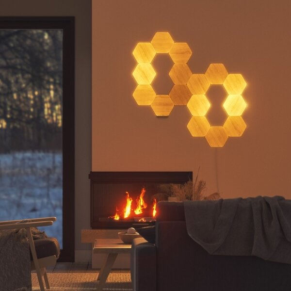 Nanoleaf NL52-K-3002HB-13PK- SET 13x Pannello LED dimmerabile HEXAGONS LED/2W/230V