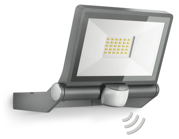 STEINEL Faretto LED esterno XLED One S, Nero, Alluminio, Lampada LED da esterni