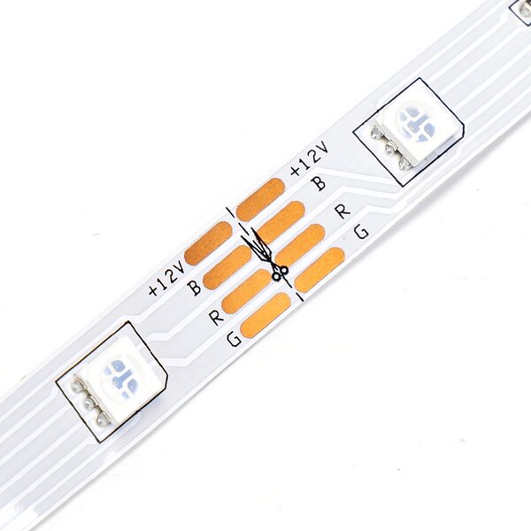 Striscia Led Smart 12V 36W 2×5 metri WiFi RGB luce regolabile e dimmerabile con telecomando Aigostar
