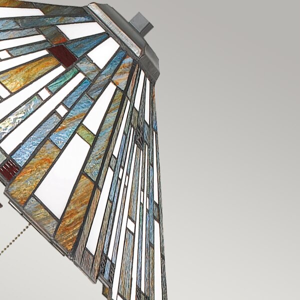 Quoizel QZ-MAYBECK-FL - Lampada da terra Tiffany MAYBECK 2xE27/60W/230V