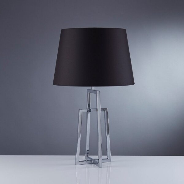 Searchlight EU1533CC-1 - Lampada da tavolo YORK 1xE27/60W/230V